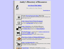 Tablet Screenshot of amby.com