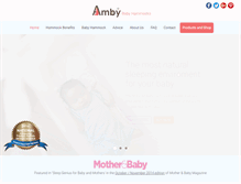 Tablet Screenshot of amby.co.uk